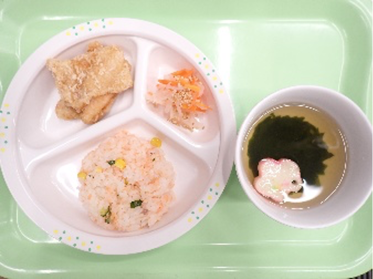 七五三のお昼_鮭ちらし