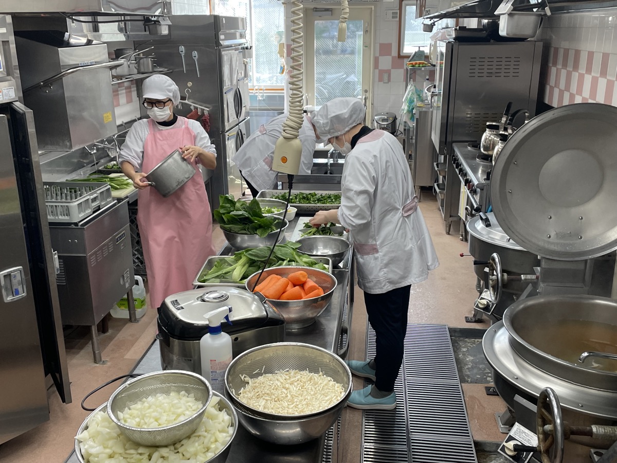 給食室の様子
